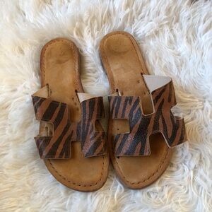 Handcrafted Luna Mulier Leather Sandals Sz 6.5